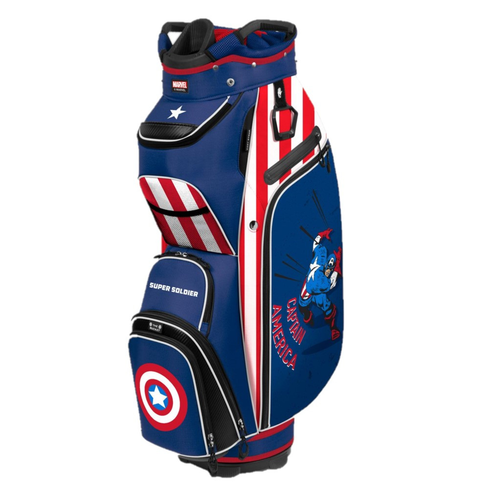 キャディーバッグ Awesome Golf／Limitless Clothes Marvel Team Effort Golf Bucket III Cooler Cart Bag - Maple Hill Golf